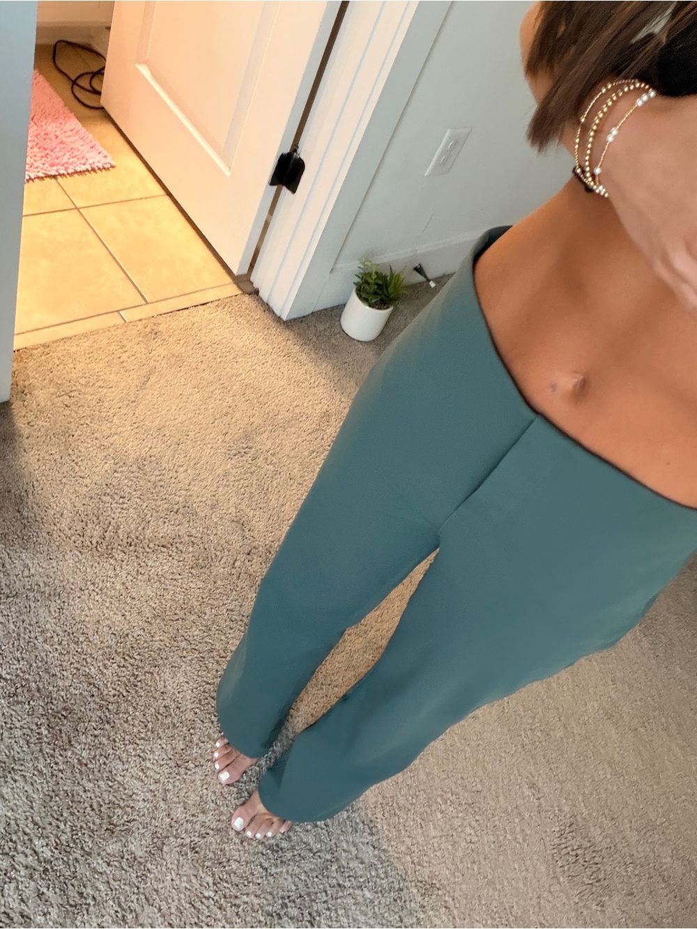 lululemon athletica High-Rise Straight-Leg Leggings in Teal - Picture 7 of 7